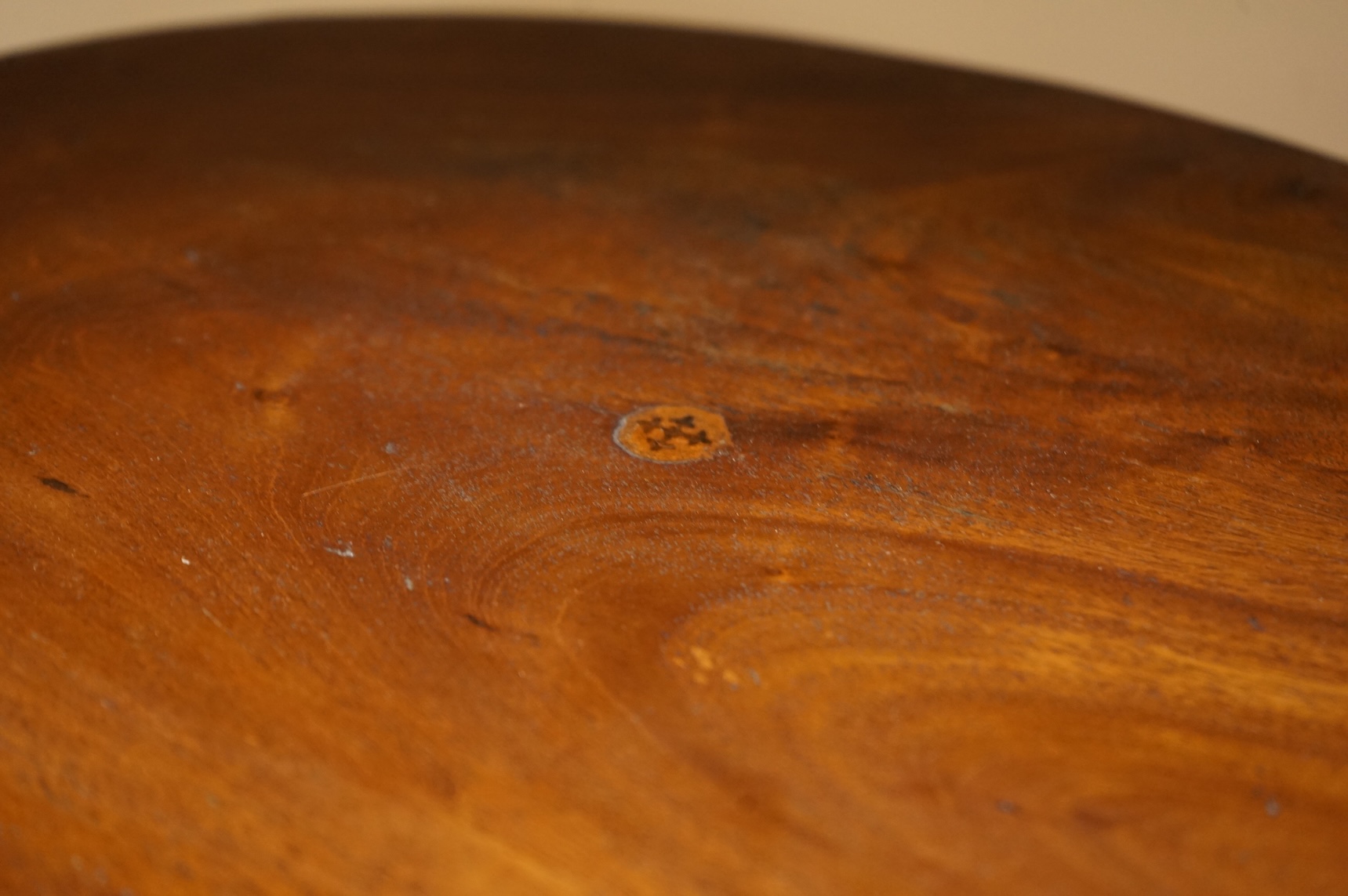A Victorian mahogany oval miniature breakfast table, 40cm wide